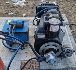 Motore diesel Ruggerini RD210 con impianto idrauli