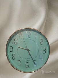 Orologio da parete verde smeraldo