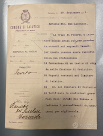 Lajatico comune di Laiatico 1921