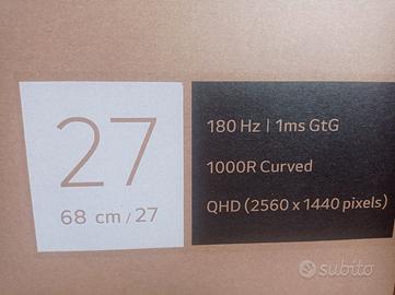 Monitor Gaming LG 27' 180Hz QHD