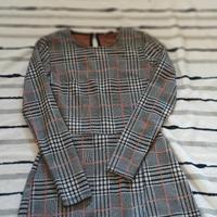 Mini dress a quadri Pull&Bear