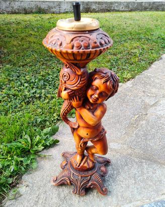Statua putto Posacenere da Terra Vintage 60/70