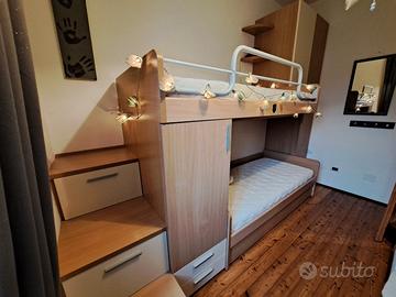 cameretta bimbi letto a castello