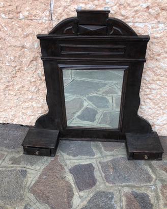 Specchio antico con cassetti - vintage - old