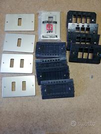 ave grattacielo placche metalliche e supporti per 