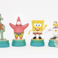 4 Timbri SpongeBob - Flying Colors Toys anno 2001