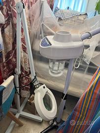 Vaporizzatore e lampada con lente