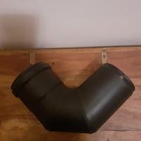 curva a gomito per stufa a pellet 