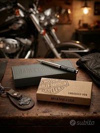 Penna Harley Davidson in metallo - incisa