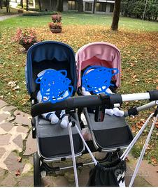 Passegino Gemellare Bugaboo (Rosa/Azzurro)