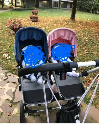 Passegino Gemellare Bugaboo (Rosa/Azzurro)