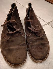 scarpe polacchine marrone num.40