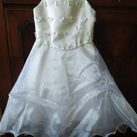 vestito damigella di organza di seta