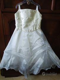 vestito damigella di organza di seta