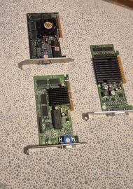 Lotto 3 Schede Video Vintage (Da Testare)