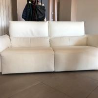 Divano pelle 3 posti chateaux d'ax