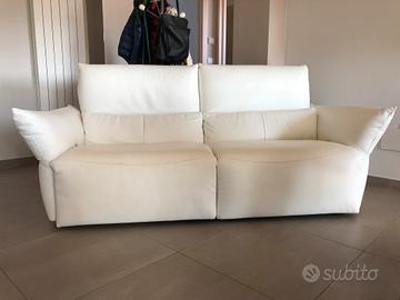 Divano pelle 3 posti chateaux d'ax