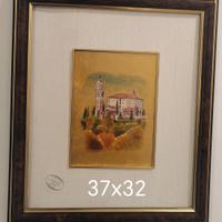 Quadro cromolitografia castello di Udine 