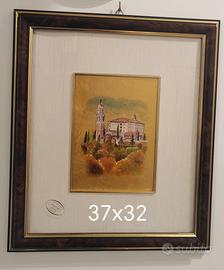 Quadro cromolitografia castello di Udine 