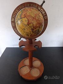 porta liquori mappamondo