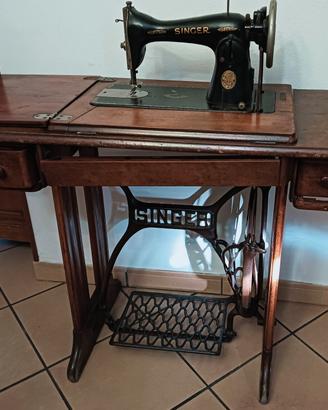 SINGER MACCHINA DA CUCIRE D'EPOCA 1934 
