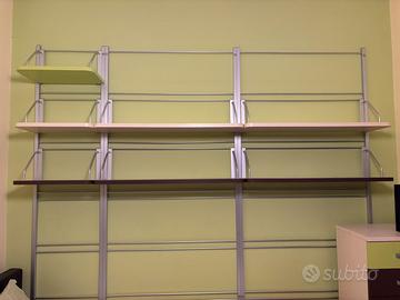 Libreria/ parete attrezzata modulare