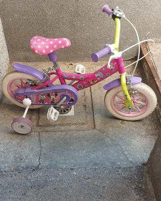 bici bambina minnie+ triciclo pricipesse