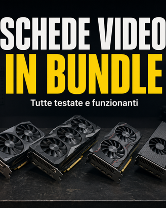 Bundle con 4 schede video GTX - Perfette