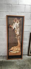 QUADRO STAMPA GIRAFFA