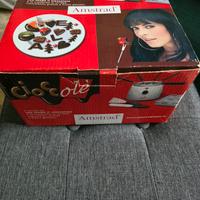 Kit per fonduta di cioccolato mai utilizzato 