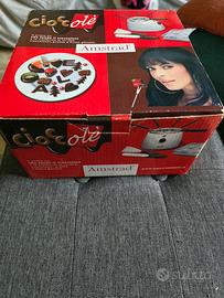Kit per fonduta di cioccolato mai utilizzato 