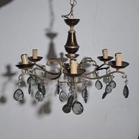 Lampadario vintage 6 candelabri