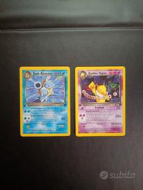 Carte Pokemon team Rocket 1 edizione 