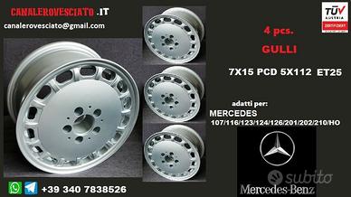 Cerchi Gulli 7x 15 5x112 et25 mercedes