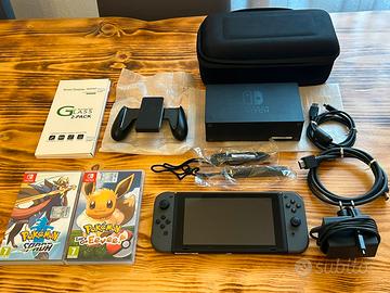 Nintendo switch con pokemon spada/Eevee