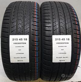 2 GOMME 215 45 18 VREDESTEIN BR1415