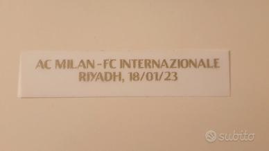 Toppa / Patch Match Detail Supercoppa Milan Inter