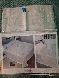 parure matrimoniale ricamato