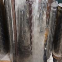 Bidone in acciaio inox 200 litri