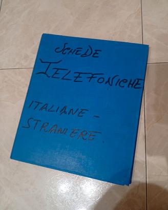 Raccolta di schede telefoniche vintage