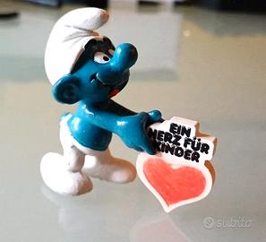 Schleich Puffo con Cuore 20125 vintage Puffi Smurf