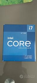 Intel i7 12700k più dissipatore i9