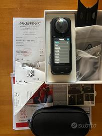 Insta360 X4 nuova, accessori originali, garanzia