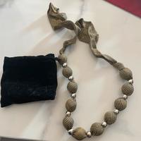 Collana tartan di tessuto