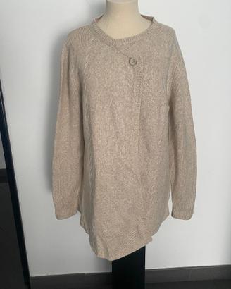 Maglione cardigan Massimo Dutti beige XL