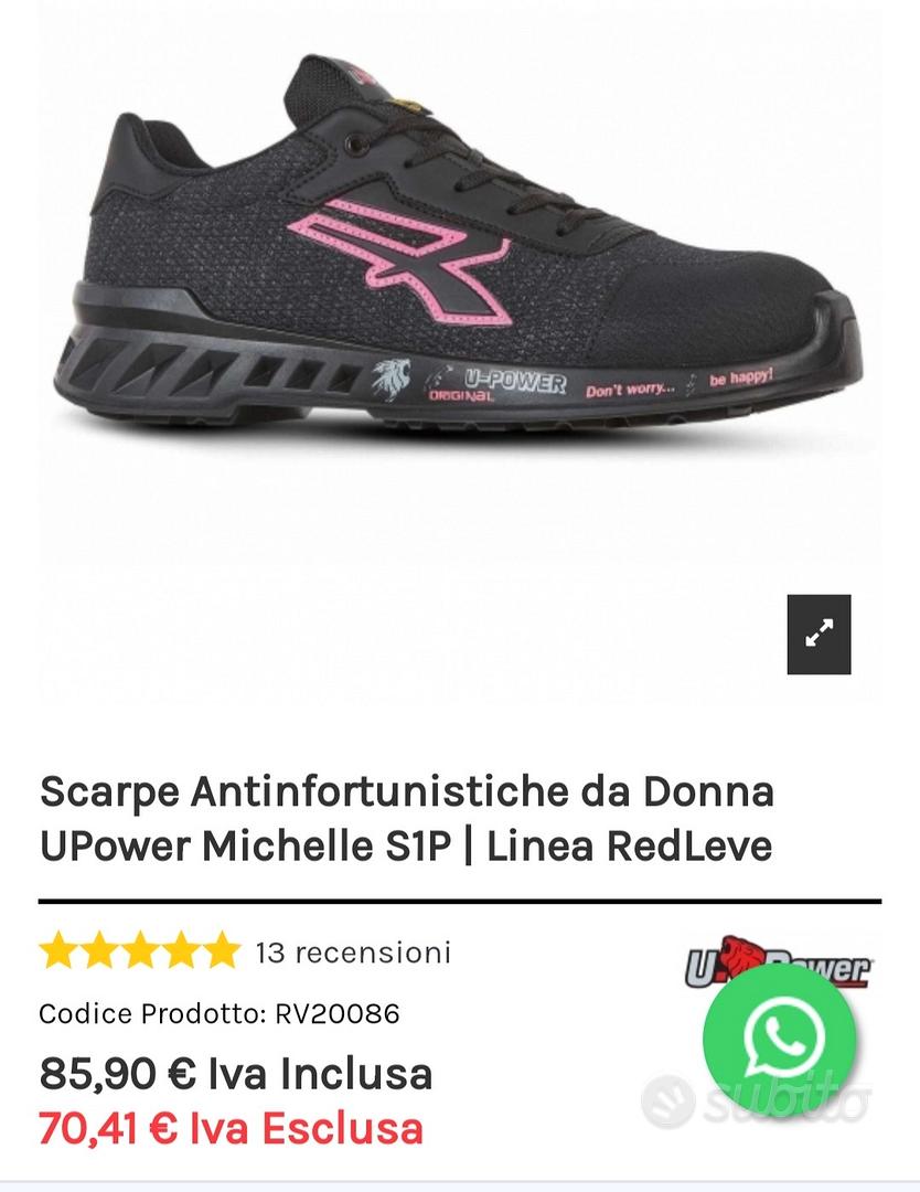 Scarpe Antinfortunistiche donna U-Power Michelle S1P