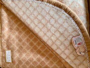 COPERTA MATRIMONIALE 100% LANA - ISAIA