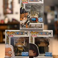 Funko pop one piece rayleigh rob lucci e dragon