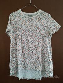 maglietta ZARA tshirt fiori donna