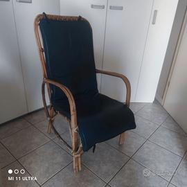 poltrona in rattan